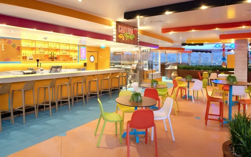 Ресторан El Loco Fresh Cantina Лайнера Legend of the Seas