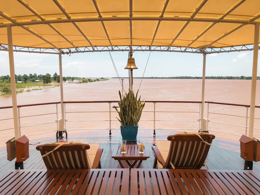 Зона отдыха Теплохода Mekong Pandaw