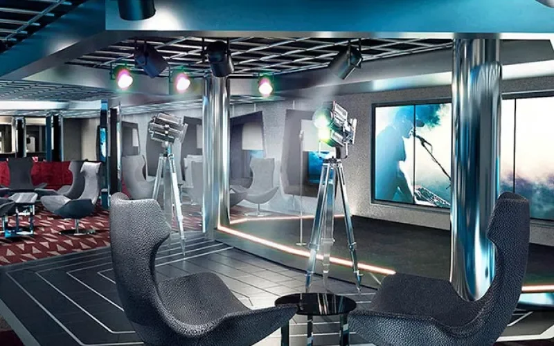 Бар TV Studio  Лайнера MSC Euribia