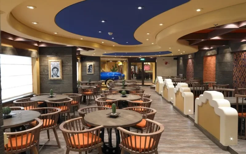 Ресторан Sombrero Tex Mex Лайнера MSC Fantasia