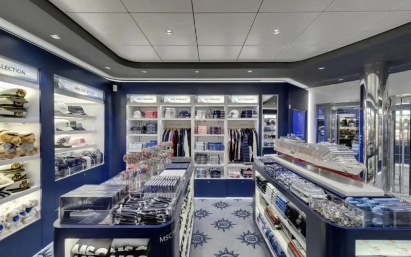 Магазин Logo Shop Лайнера MSC Grandiosa