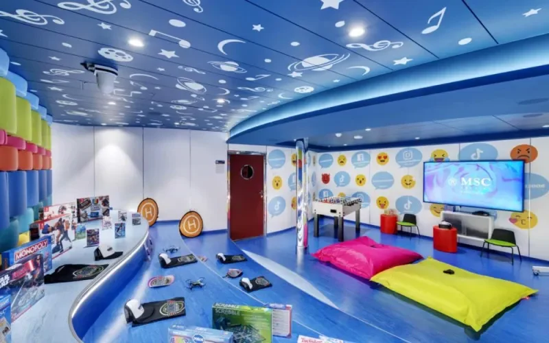 Игровая комната Лайнера MSC Grandiosa