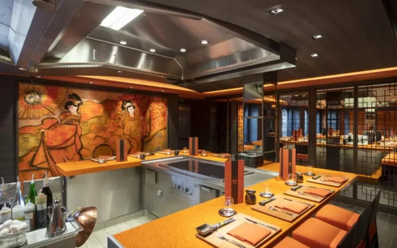 Альтернативный ресторан Kaito Teppanyaki Лайнера MSC Grandiosa