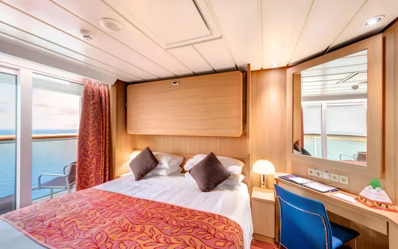 Внешняя каюта с балконом Лайнера MSC Lirica