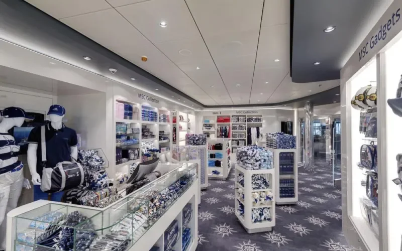 Магазин Logo Shop Лайнера MSC Meraviglia