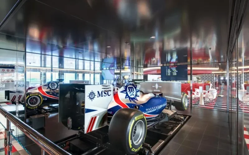Симулятор Formula 1 Лайнера MSC Meraviglia