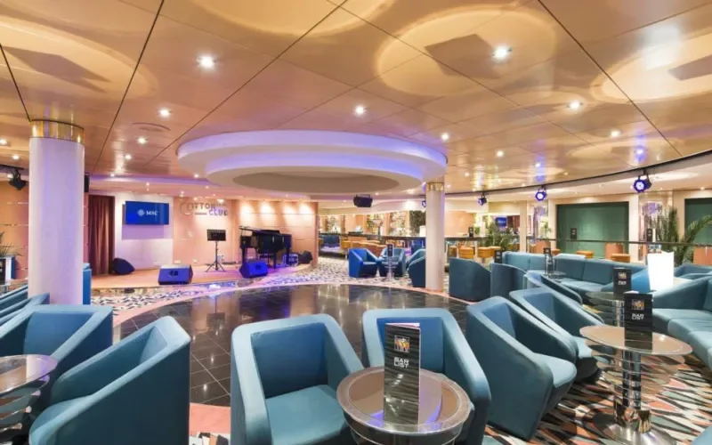 Бар Cotton Club Music Hall Лайнера MSC Opera