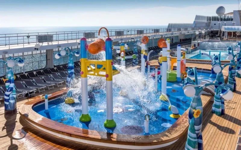 Детский водный парк аттракционов Лайнера MSC Opera