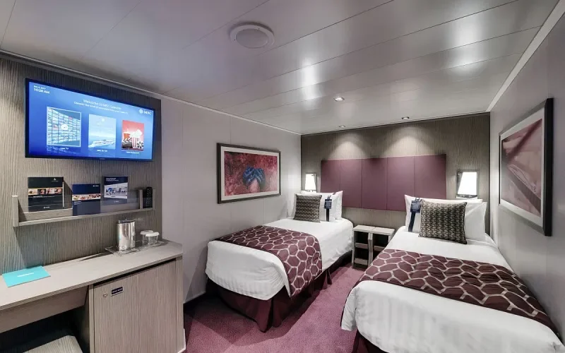Каюта без окна Лайнера MSC Seascape