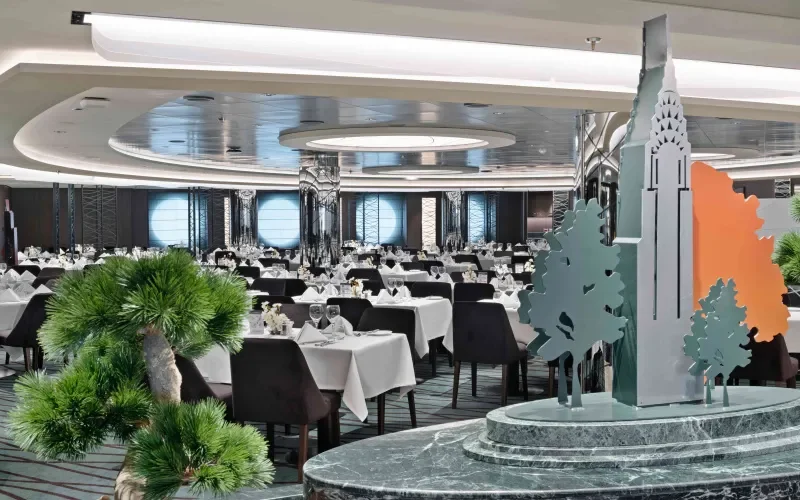 Ресторан Пятая авеню Лайнера MSC Seashore