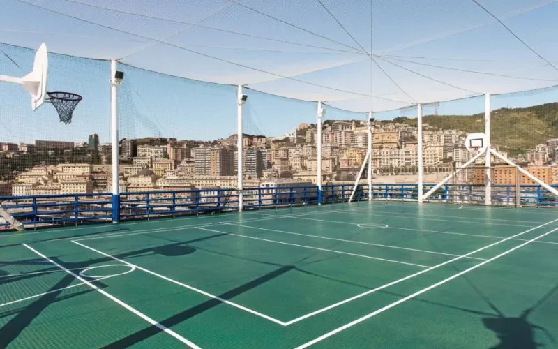 Баскетбольная площадка Лайнера MSC Sinfonia