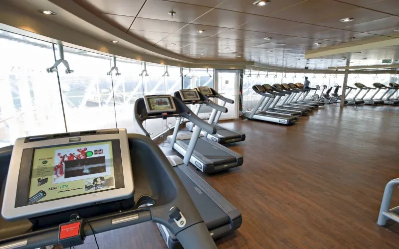 Тренажерный зал Лайнера MSC Splendida
