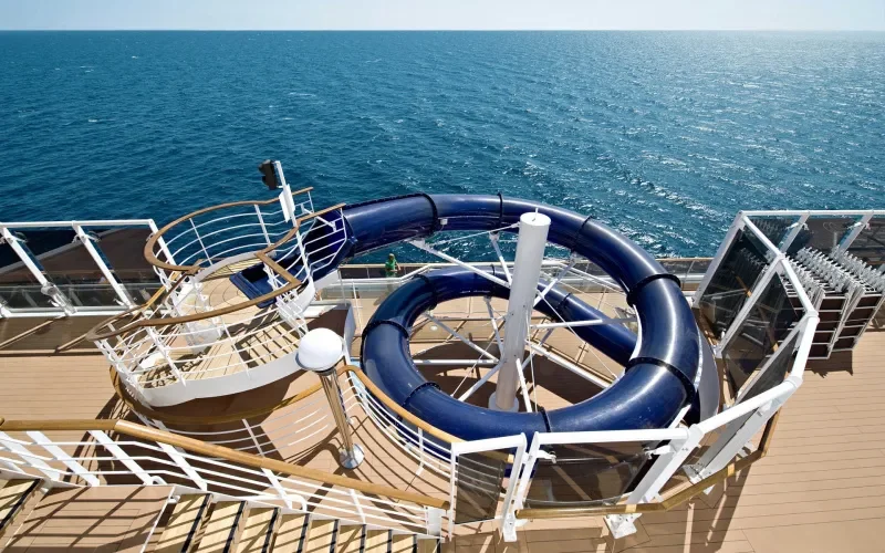 Водная горка Лайнера MSC Splendida