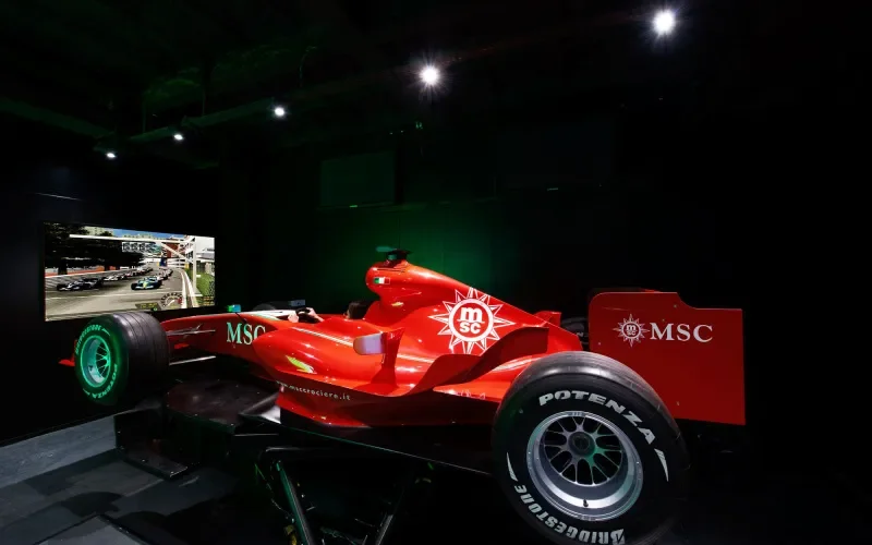 Симулятор Formula 1 Лайнера MSC Splendida
