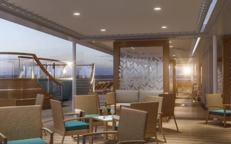 Солнечная палуба, джакузи Лайнера MSC Virtuosa
