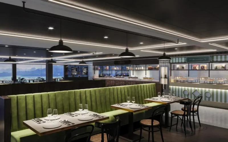 Ресторан шведский стол Лайнера MSC Virtuosa