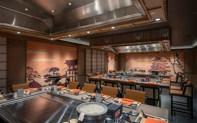 Ресторан Kaito Teppanyaki Лайнера MSC World Asia