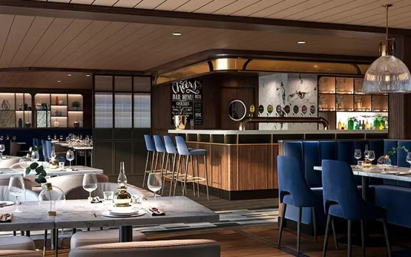 Французское кафе Brasserie Лайнера MSC World Europa
