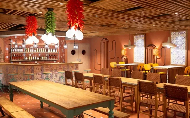 Латино-американский ресторан Hola! Tacos & Cantina Лайнера MSC World Europa