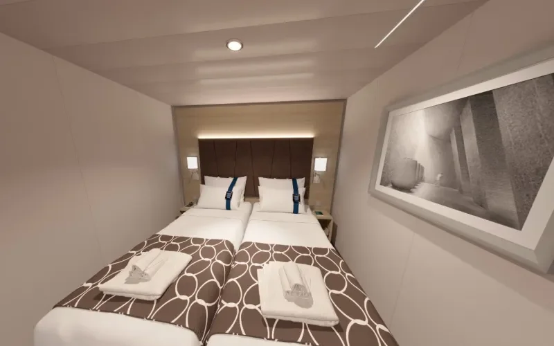 Двухместная внутренняя каюта без окна Лайнера MSC World Europa