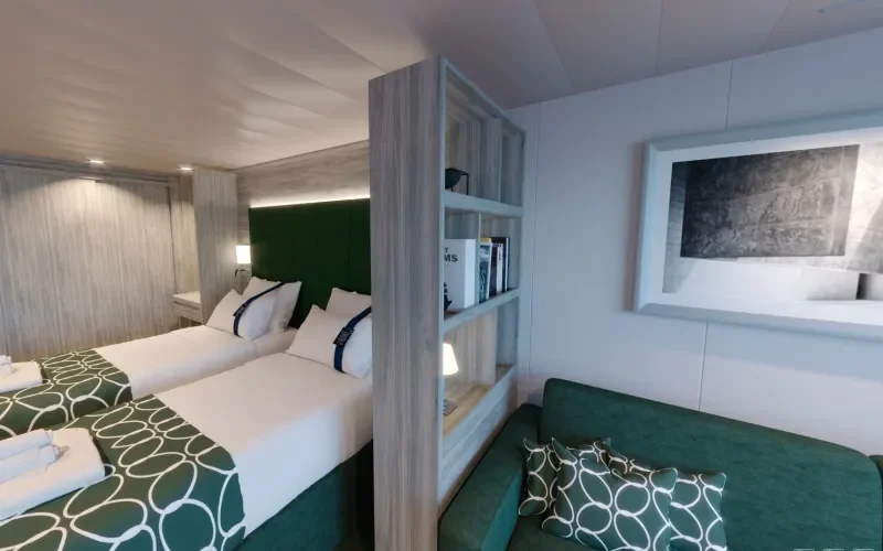 Двухместная каюта с окном увеличенной площади Лайнера MSC World Europa