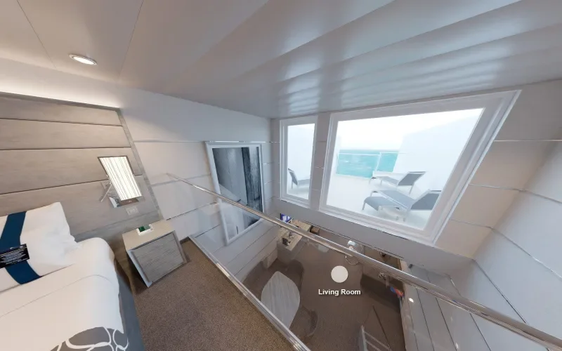 Двухуровневый сьют  Лайнера MSC World Europa