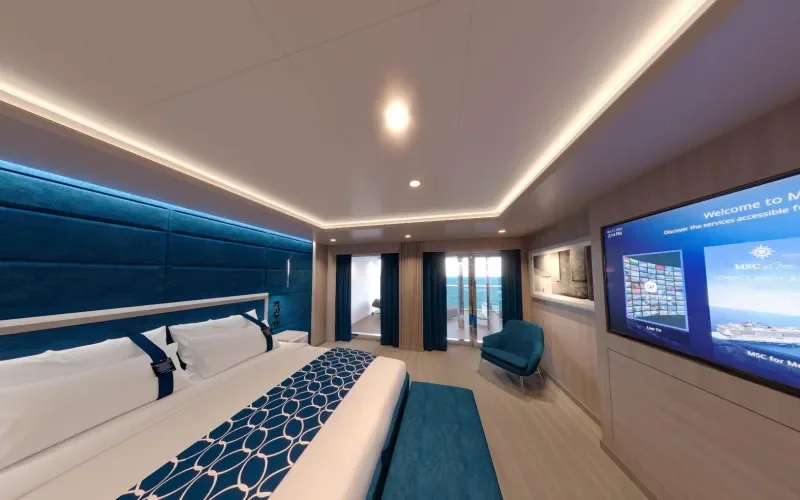 Сьют Royal Yacht Club Лайнера MSC World Europa