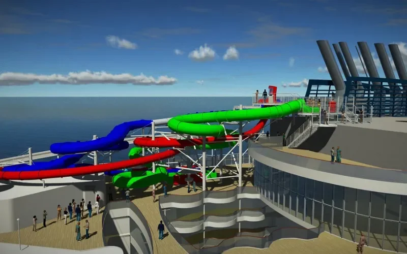 Солнечная палуба Лайнера MSC World Europa