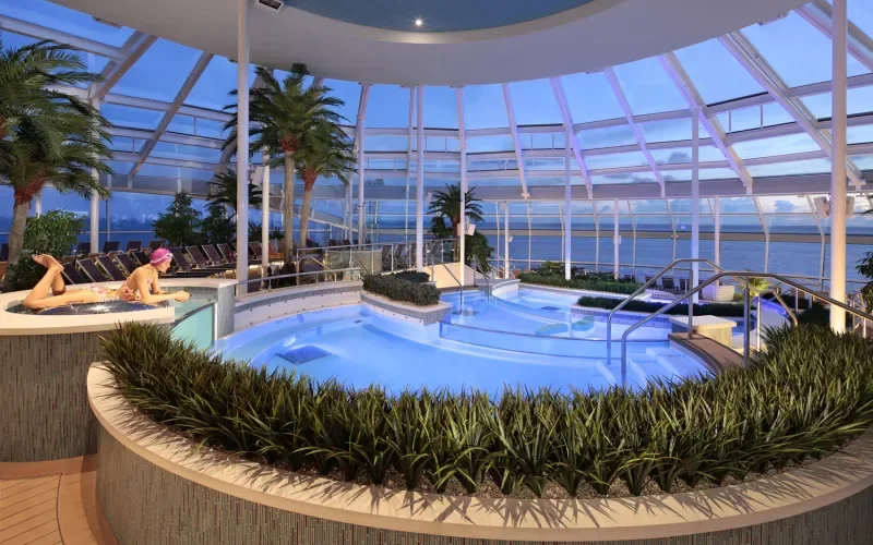 Зона отдыха для взрослых  Лайнера Odyssey of the Seas