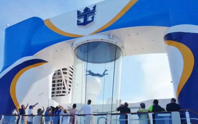 Аэродинамическая труба RipCordbyFly Лайнера Odyssey of the Seas