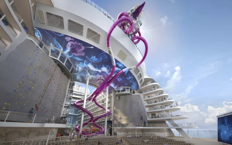 Сухая горка Ultimate Abyss Лайнера Utopia Of The Seas