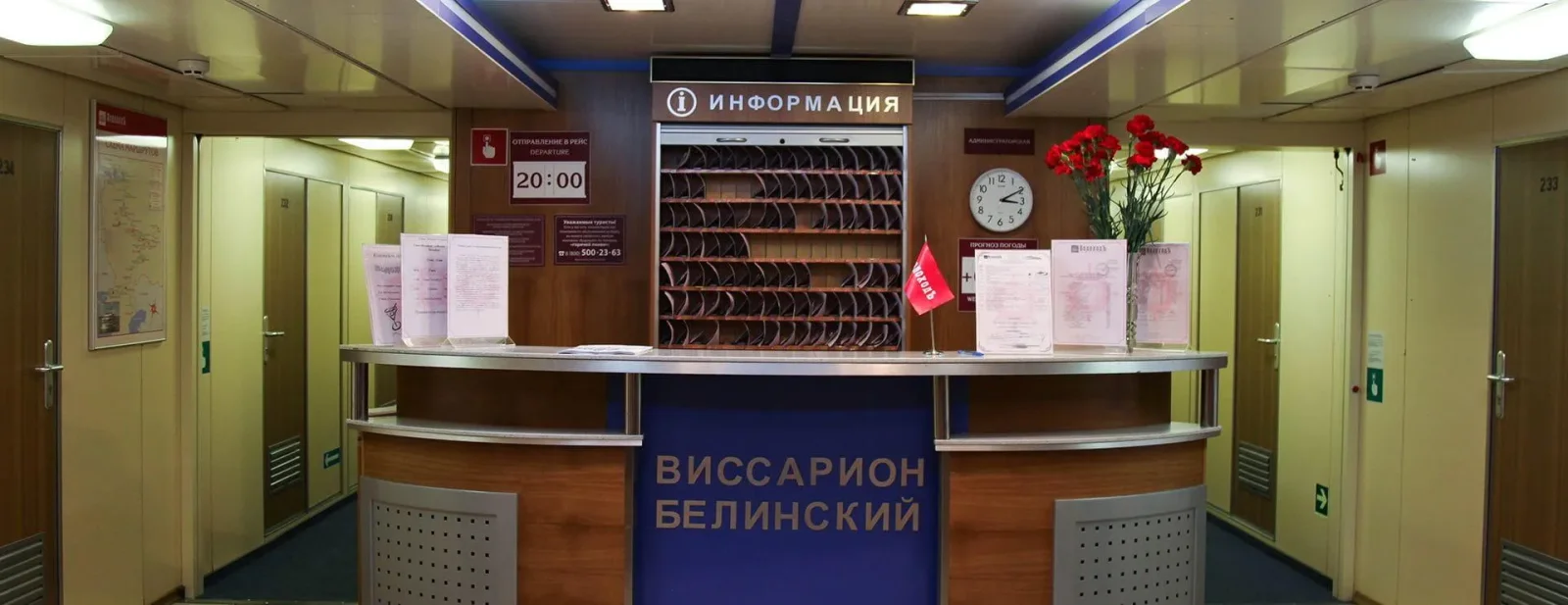 Ресепшн Теплохода Виссарион Белинский