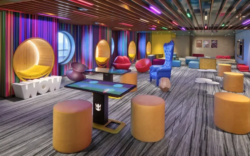 Зона отдыха для подростков  Лайнера Wonder of the Seas