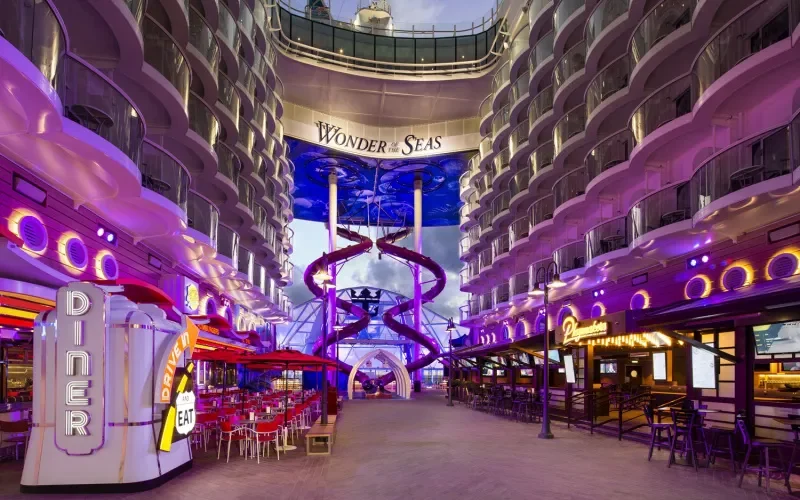 Прогулочная зона Лайнера Wonder of the Seas